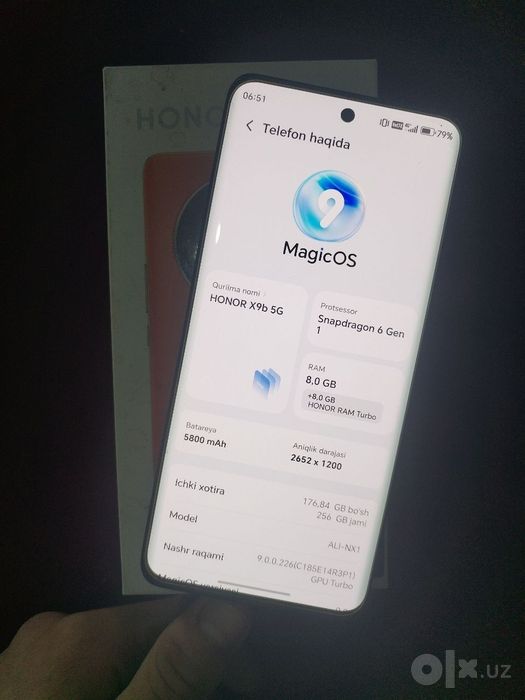 Honor X9B 5G 8+8/256gb