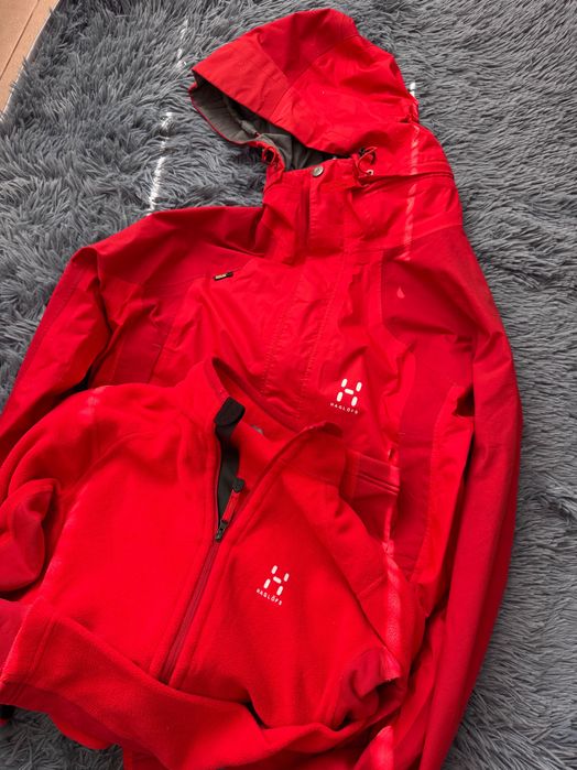 Дамска ветровка с поларена подплата от Haglöfs (GoreTex) S/M размер