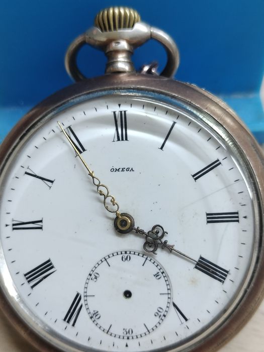 Ceas Omega argint recent servizat