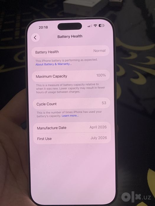 Iphone 17 pro max 100%