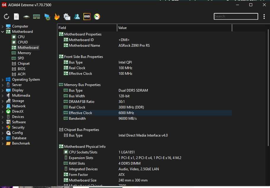Vand Z890 Pro Rs+Ultra 5 245k