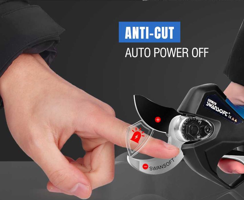 Foarfecă Vie/Pomi Swansoft PRU-36, 36mm, Anti-Cut, Garanție