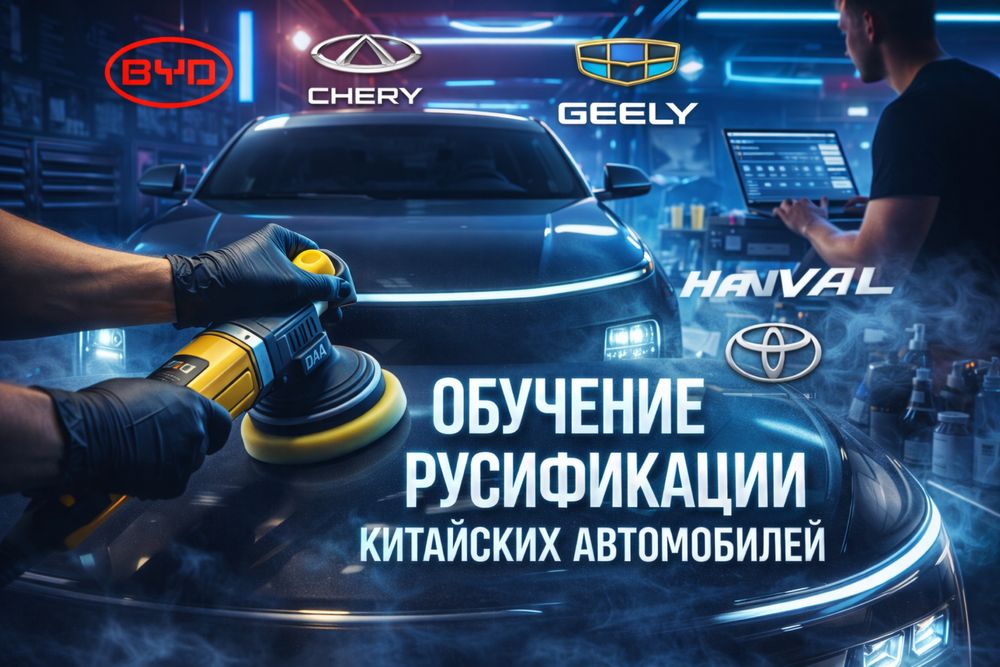 Обучение Русификации Changan Geely BYD обучение прошивке