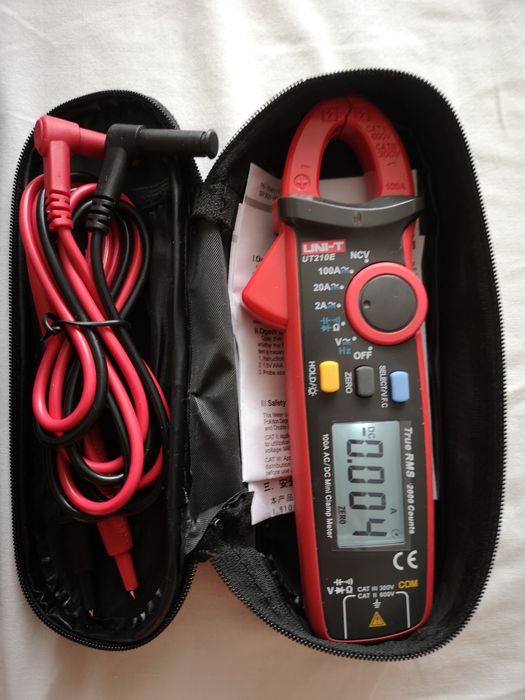 Uni-t Ut210e AC/DC Мини Ампер Клещи True RMS
