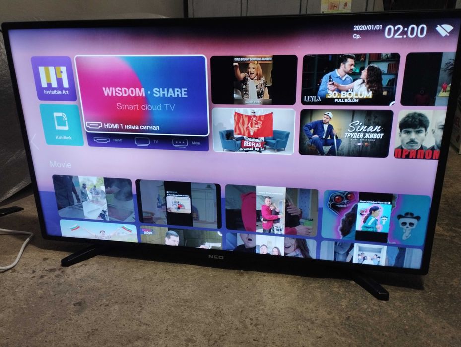 43" Smart телевизор NEO LED-4341 FHD SW