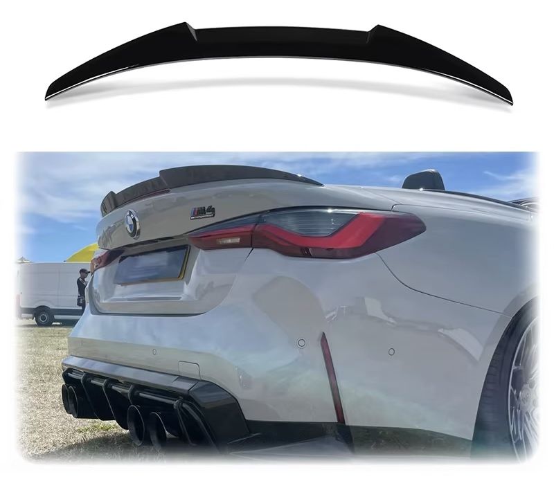 Лип Спойлер за багажника – BMW G23 (2021+), черен гланц, бмв г23 м4 дизайн