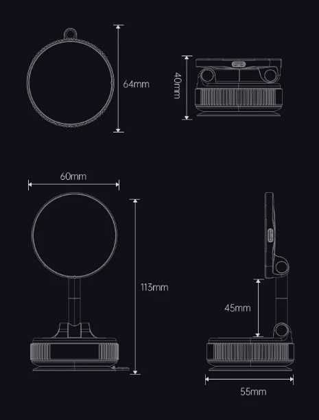 Стойка №5091 магнитен държач за телефон
