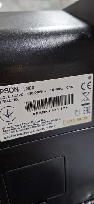 Принтер Epson L800.