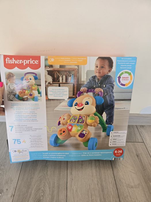 Fisher Price LAUGH & LEARN Проходилка кученце на български език