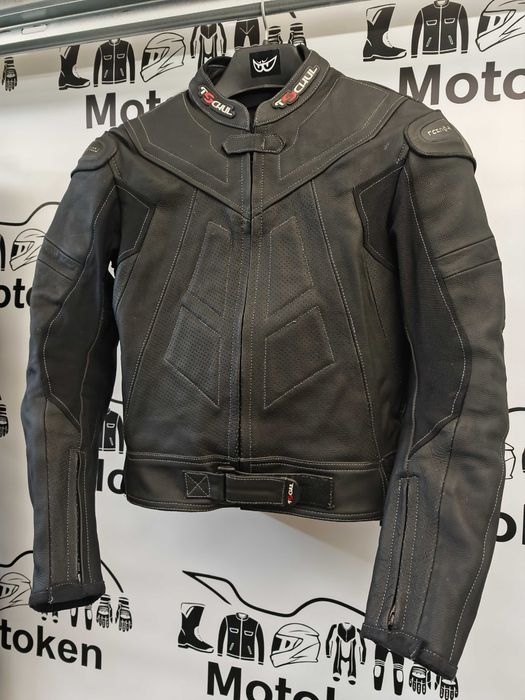 Costum moto piele Tschul cu cocoasa marime 50