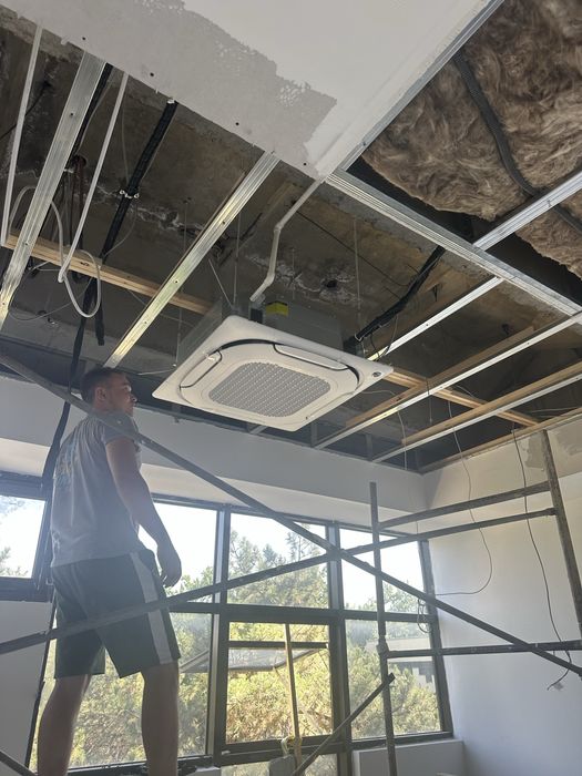 Установка ремонт промышленого кондиционирования