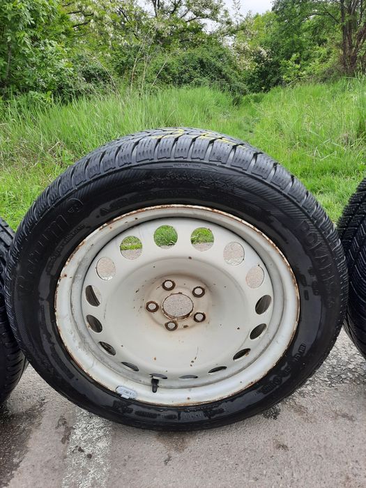 Железни джанти 16 5х100 със зимни гуми