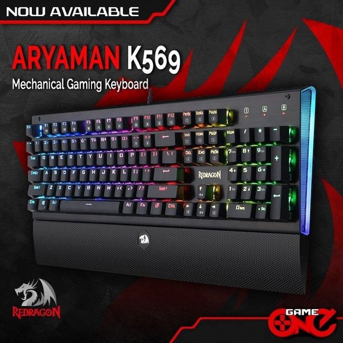 Redragon Aryaman RGB/Hot-Swap/Свитчи Blue Механическая Клавиатура