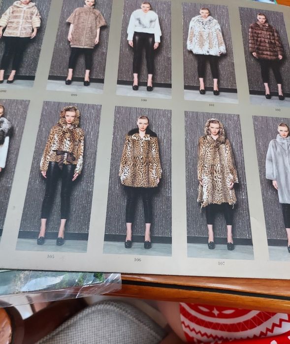 Норковая шуба рысь с капюшоном