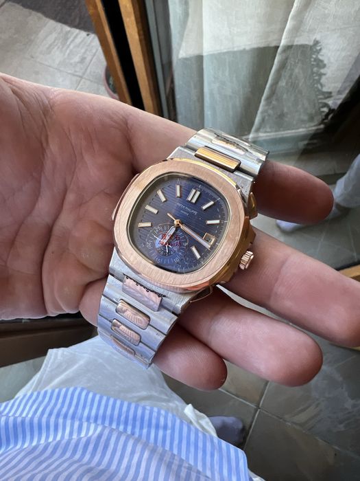 Patek Philippe Nautilus Rose Gold And Blue 40 mm