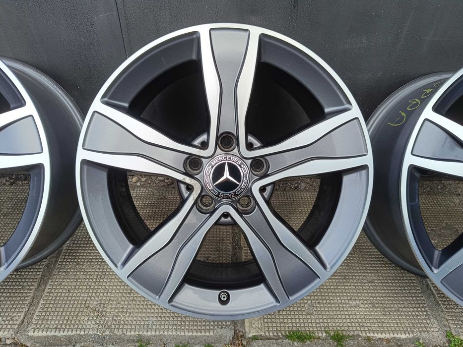 ОРИГИНАЛНИ джанти 17 ' цола 5x112 MERCEDES C KLASSE W205 / МЕРЦЕДЕС 7J ET48,5