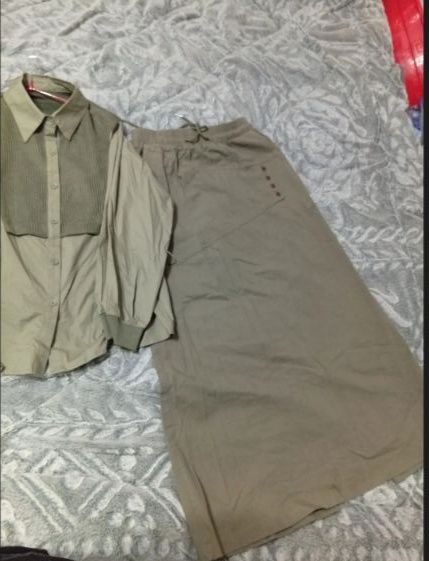 Стилный рубашка юбка