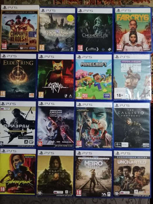 Продам игровые диски для ps 5 ps4 Xbox
