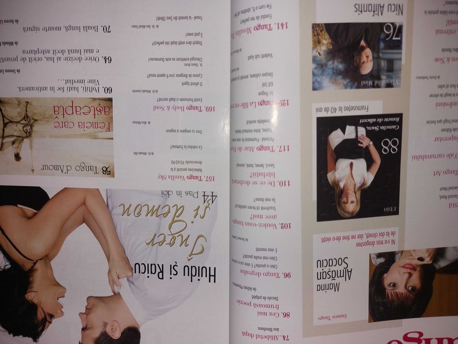 Revista Tango cu Andreea Raicu si Serban Huidu pe coperta
