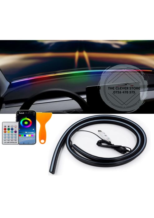 Banda LED Symphony Rgb Auto 150 cm montaj intre Bord si Parbriz