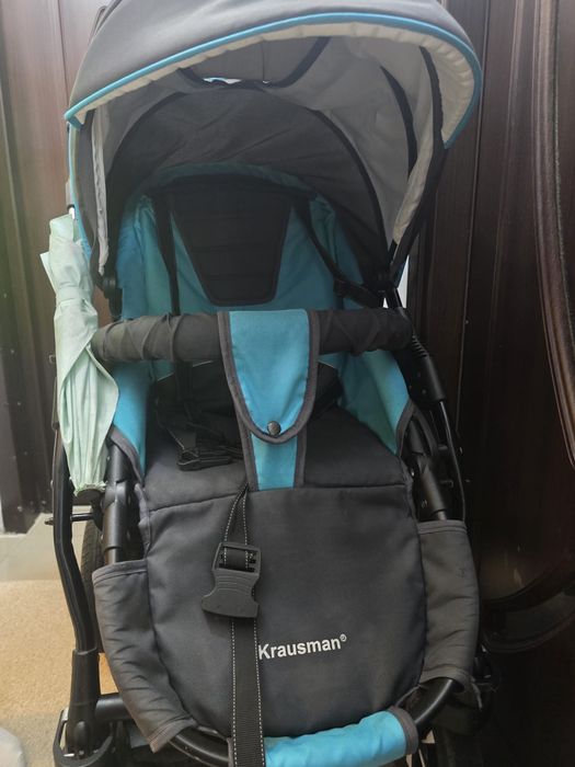 Carucior 3 in 1 Kraus Clasic Turqoise – Krausman