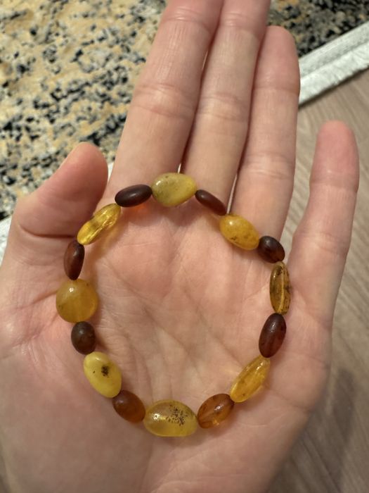 Янтарный браслет!