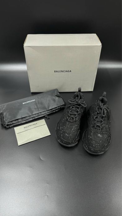 Adidasi Balenciaga Triple S premium cu strasuri 36-40 full box