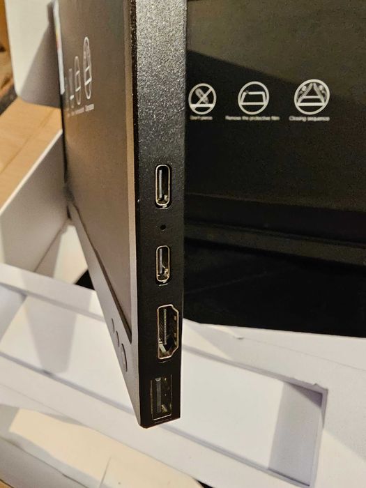 IPS Dual screen Teamgee P2 1080p laptop tipC Hdmi