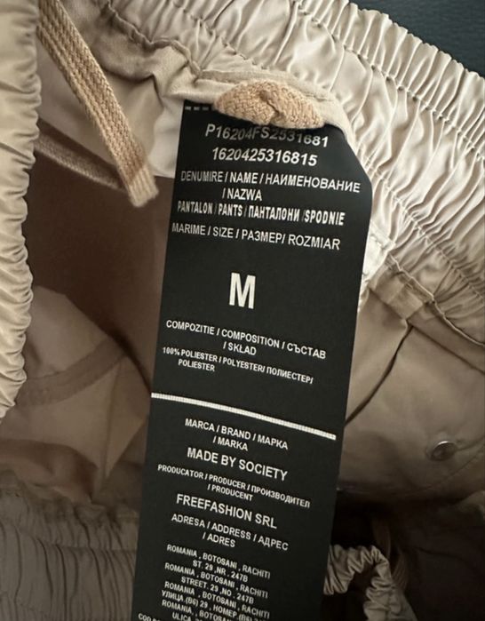 Pantaloni Made By Society