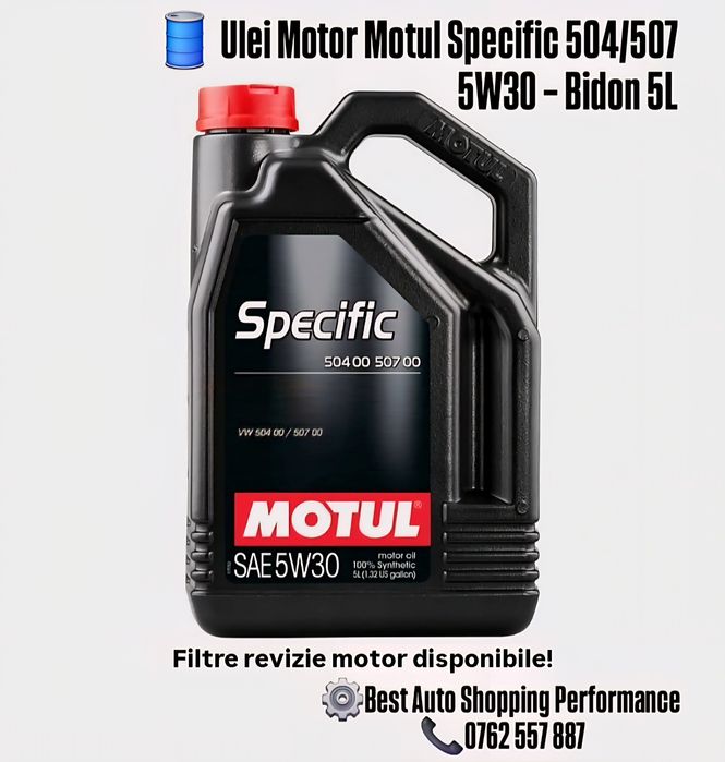 Ulei Motor Motul Specific 504/507 5W30 – Bidon 5L