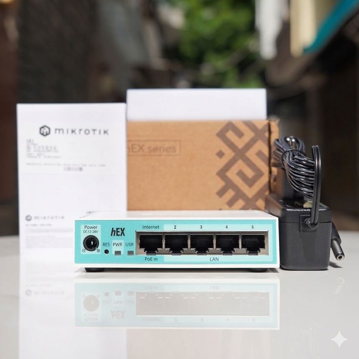 # MikroTik hEX Refresh E50UG Маршрутизатор Гигабитный