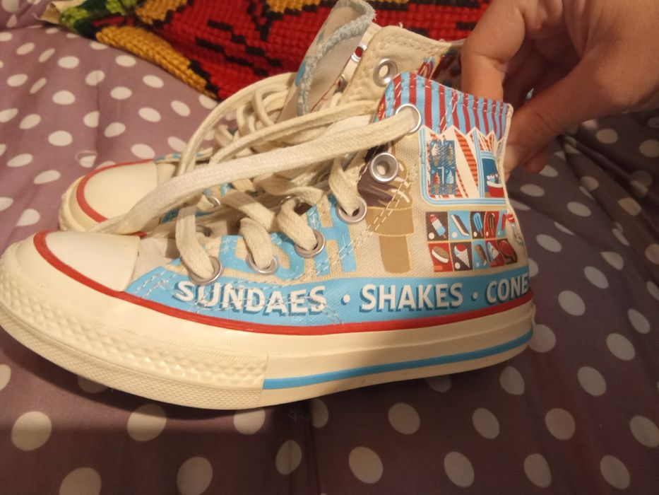 Converse детски памучни кецове