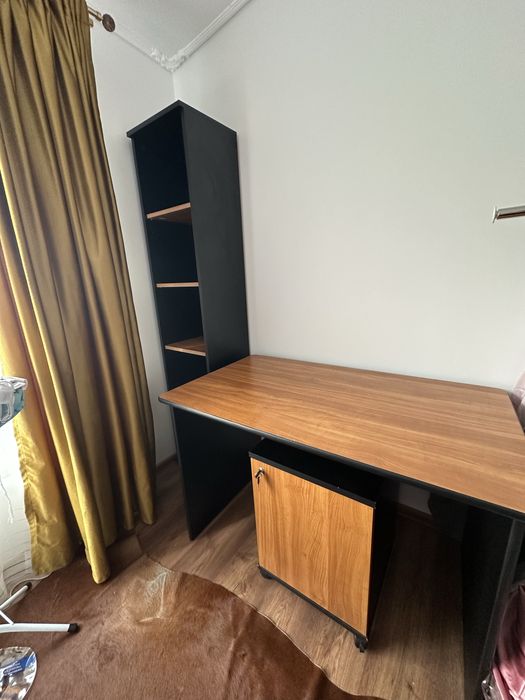 Set mobilier Birou biblioraft depozit Green Forest stejar