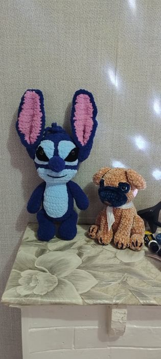 Вязаные игрушки плюшевые