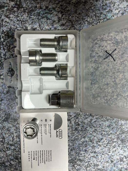 Set Prezoane antifurt originale vw - Audi - Skoda - Seat