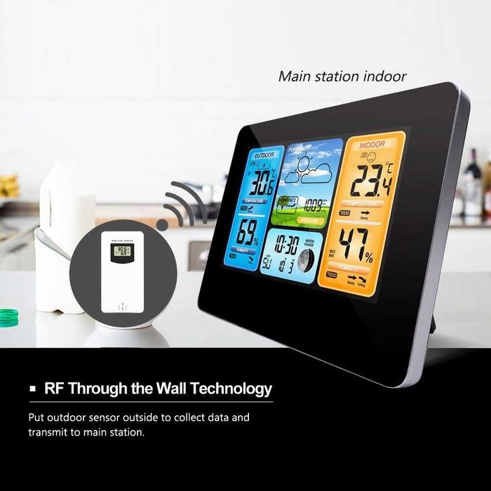 Statie meteo digitala Lumiax FanJu FJ3373,negru,sigilat