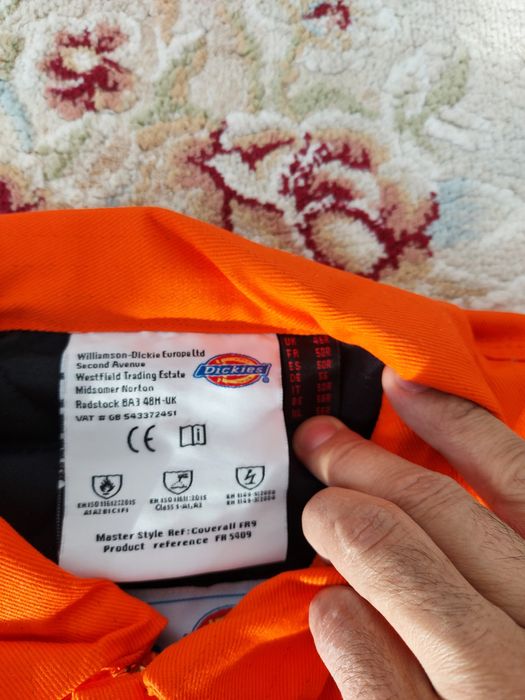 Зимний спецовка огнестойки