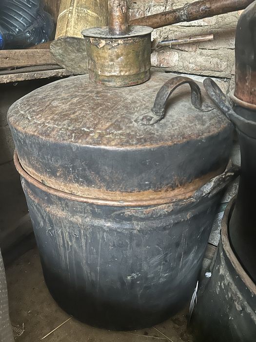 Cazan tuica, cupru.