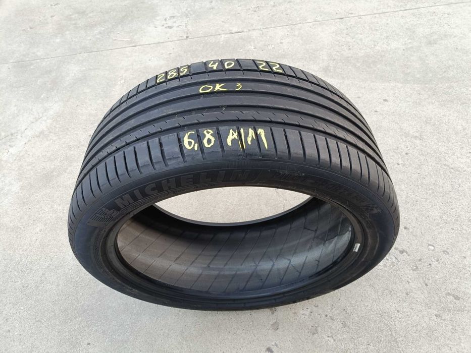 O anvelopa de vara 285 40 22 michelin pilot sport 4 suv profil 6,8 mm