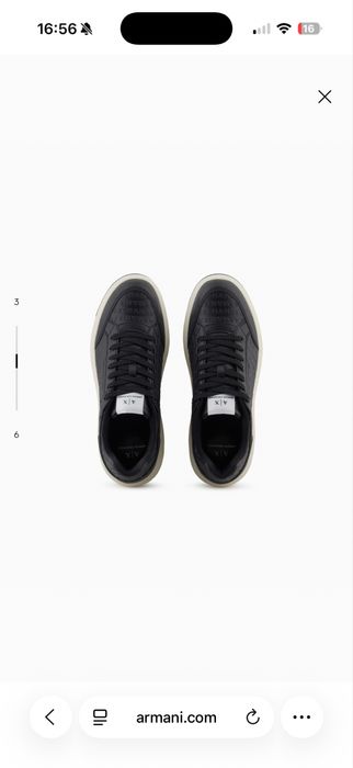 Оригинал новый армани кеды