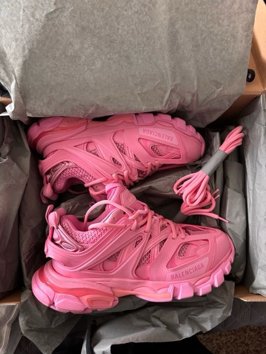 Balenciaga Track (Alb/negru/roz)