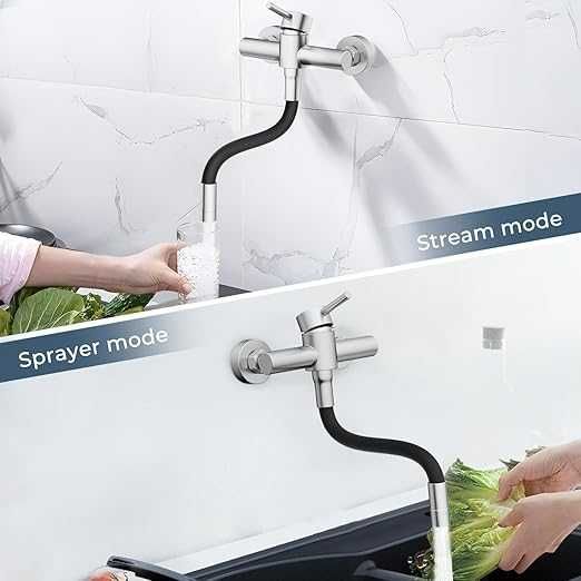 Baterie HURRAN cu montare pe perete, rotativă la 360°