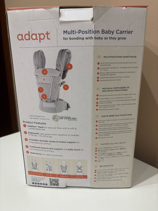 Ergobaby Adapt SoftFlex Mesh – ергономична раница за бебе