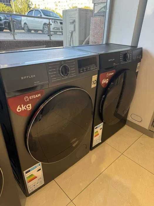 Стиральная машина ZIFFLER inverter 6-8 kg/Функция пара  STIAM