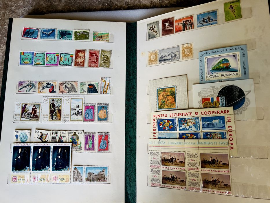 Clasor colite,timbre serii vechi.