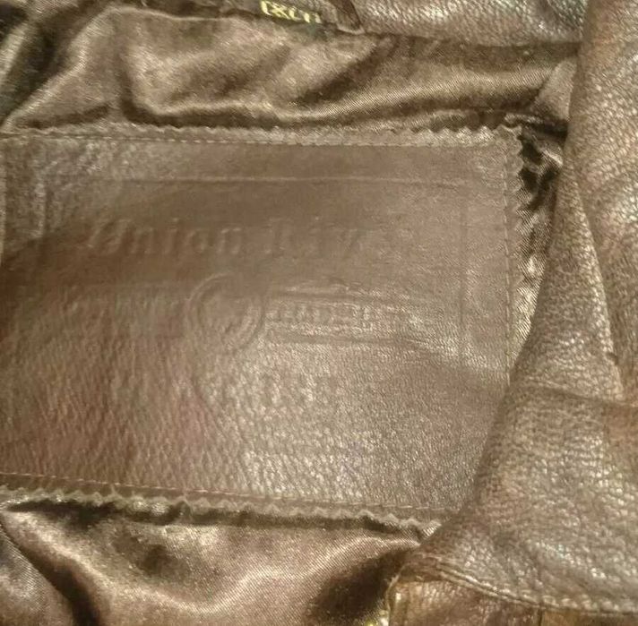 Haina piele barbati XL marca Union River Anglia durabila vezi pe Publi