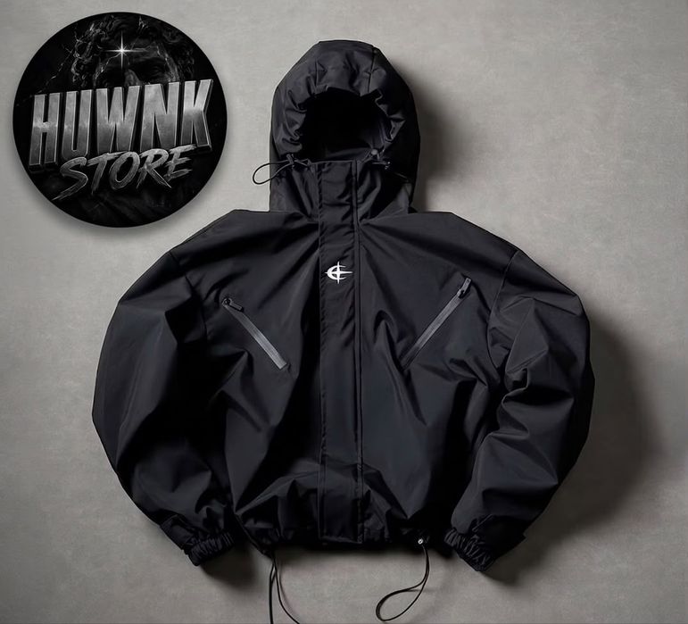 Куртка-Ветровка Techwear / Gorpcore Оверсайз с Капюшоном (Unisex)
