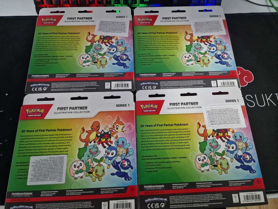 Pokemon First Partner Illustration Collection Series 1
