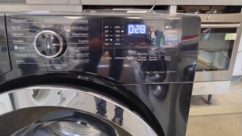 A+++ Черна-черен Пералня машина BEKO-БЕКО 7 кг 1400 об/мин Woolmark®