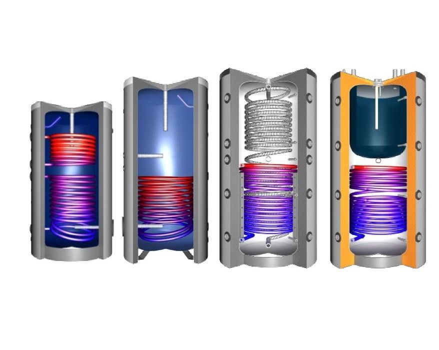 Pufer (puffer)special -serpentine inox pt apa calda sau tanc in tanc